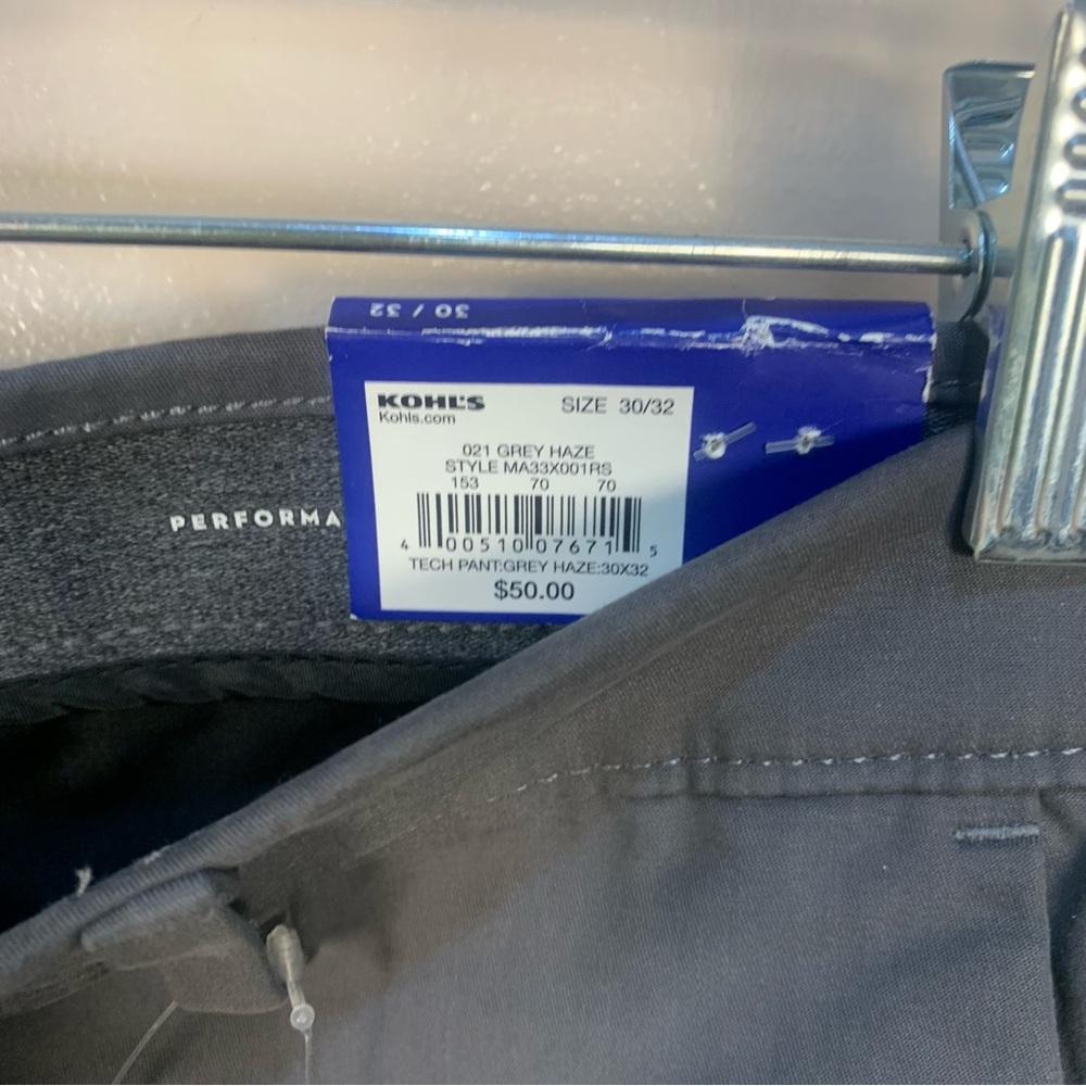 APT.9 Tech Pants Performance Slim Stretch Pants - Picture 9 of 12